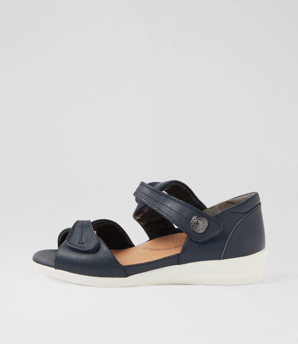ZIERA DOXIE NAVY - Women Sandals - Collective Shoes 