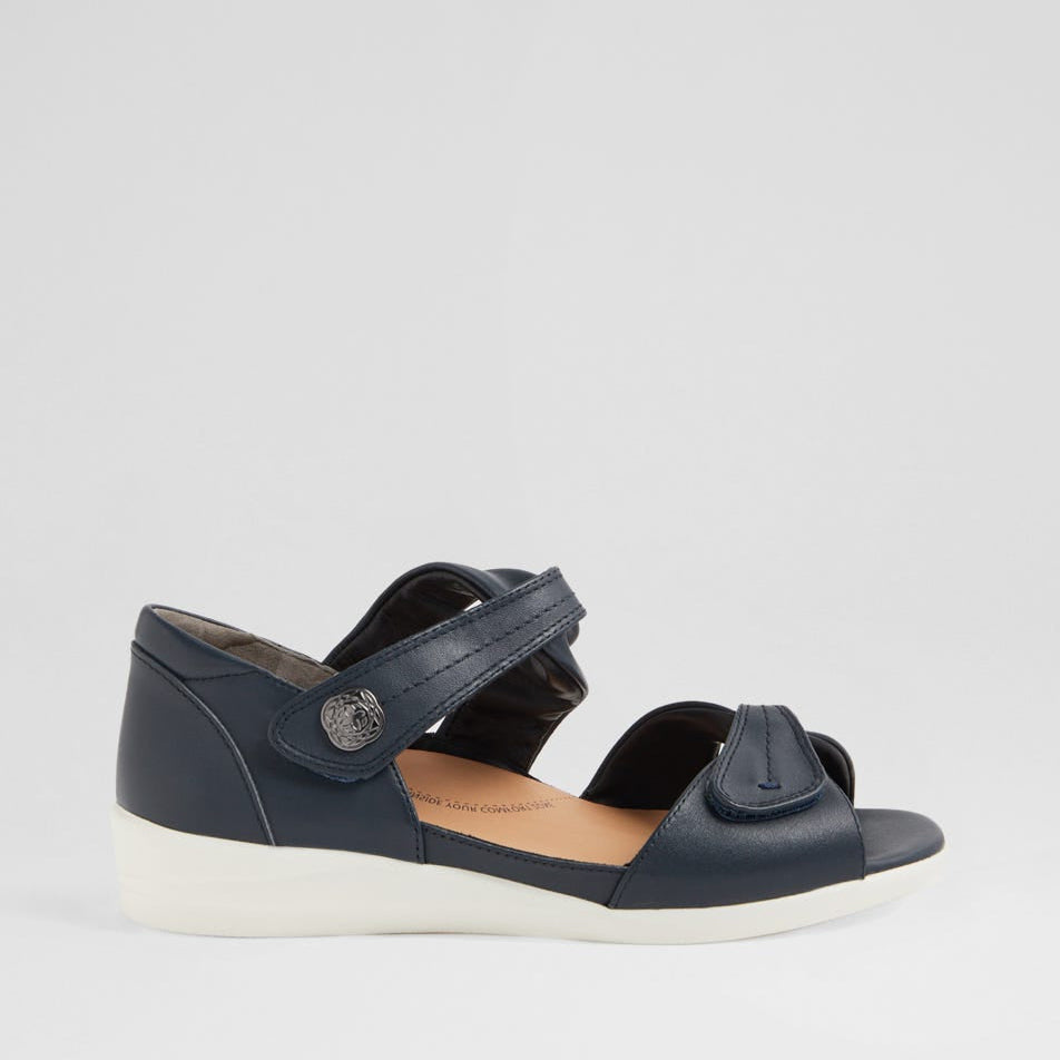 ZIERA DOXIE NAVY - Women Sandals - Collective Shoes 