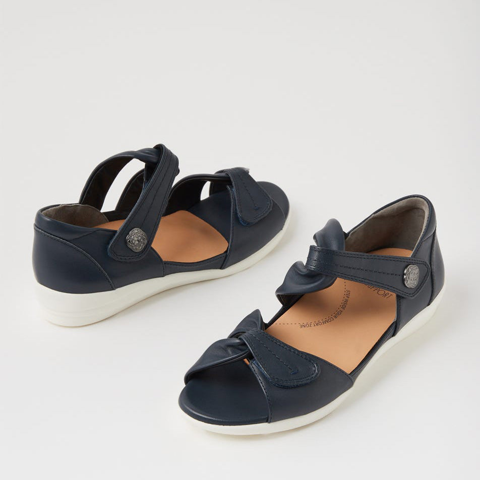 ZIERA DOXIE NAVY - Women Sandals - Collective Shoes 