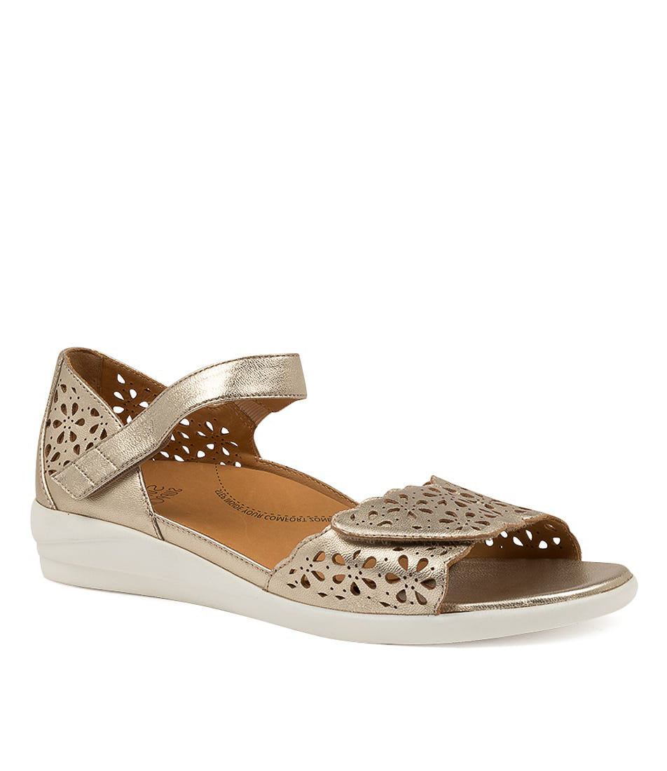 ZIERA DUSTY PALE GOLD - Women Sandals - Collective Shoes 