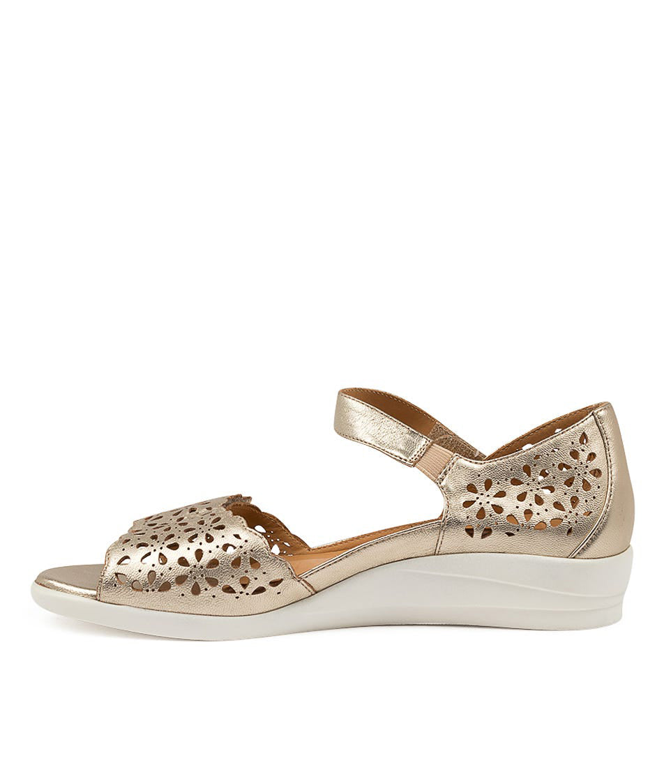 ZIERA DUSTY PALE GOLD - Women Sandals - Collective Shoes 