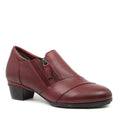 Load image into Gallery viewer, ZIERA CAMDEN DARK RED - Women Heels - Collective Shoes 
