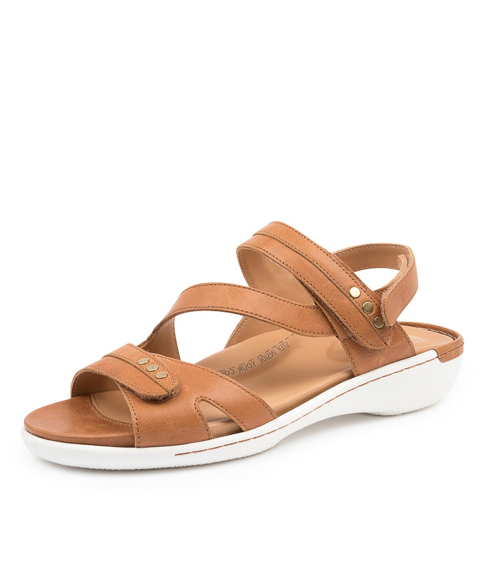 ZIERA BEAUX TAN - Women Sandals - Collective Shoes 