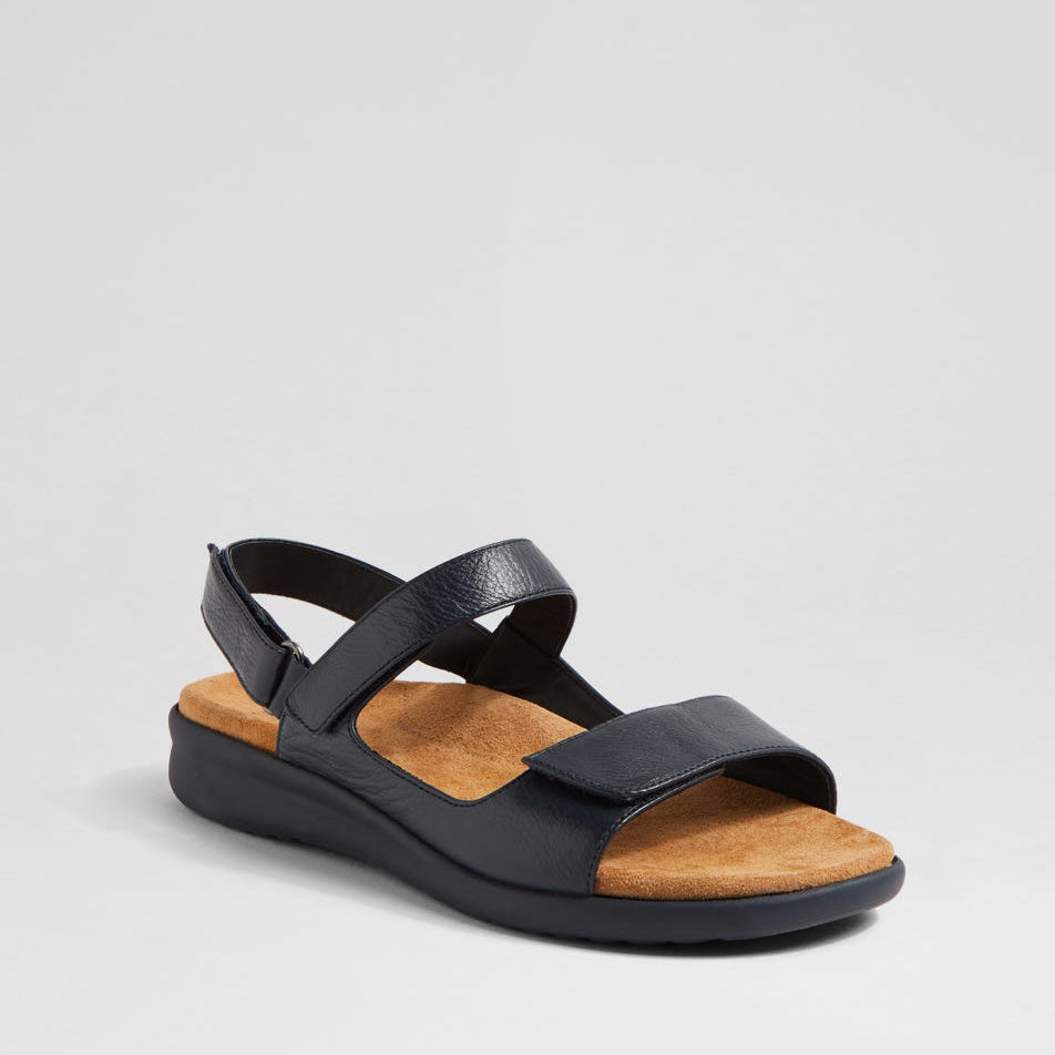 ZIERA BENJI NAVY - Women Sandals - Collective Shoes 