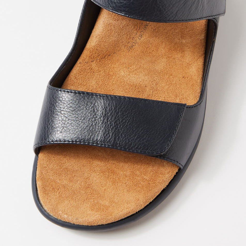 ZIERA BENJI NAVY - Women Sandals - Collective Shoes 