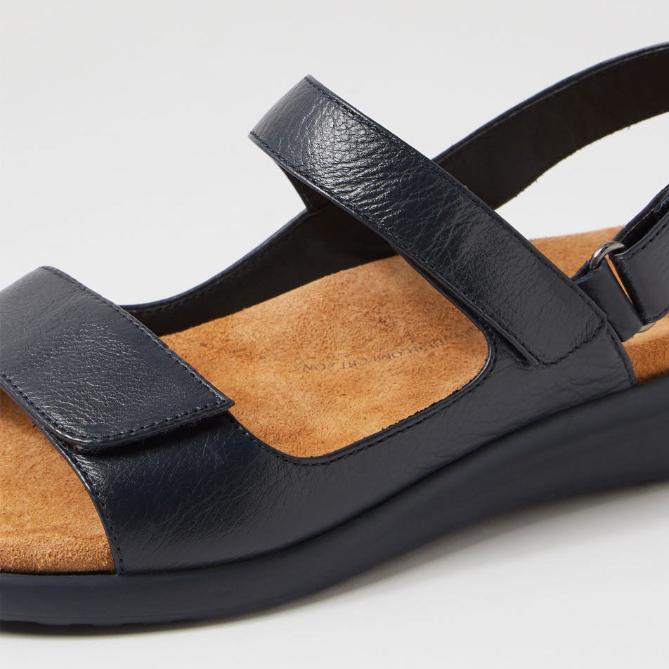 ZIERA BENJI NAVY - Women Sandals - Collective Shoes 
