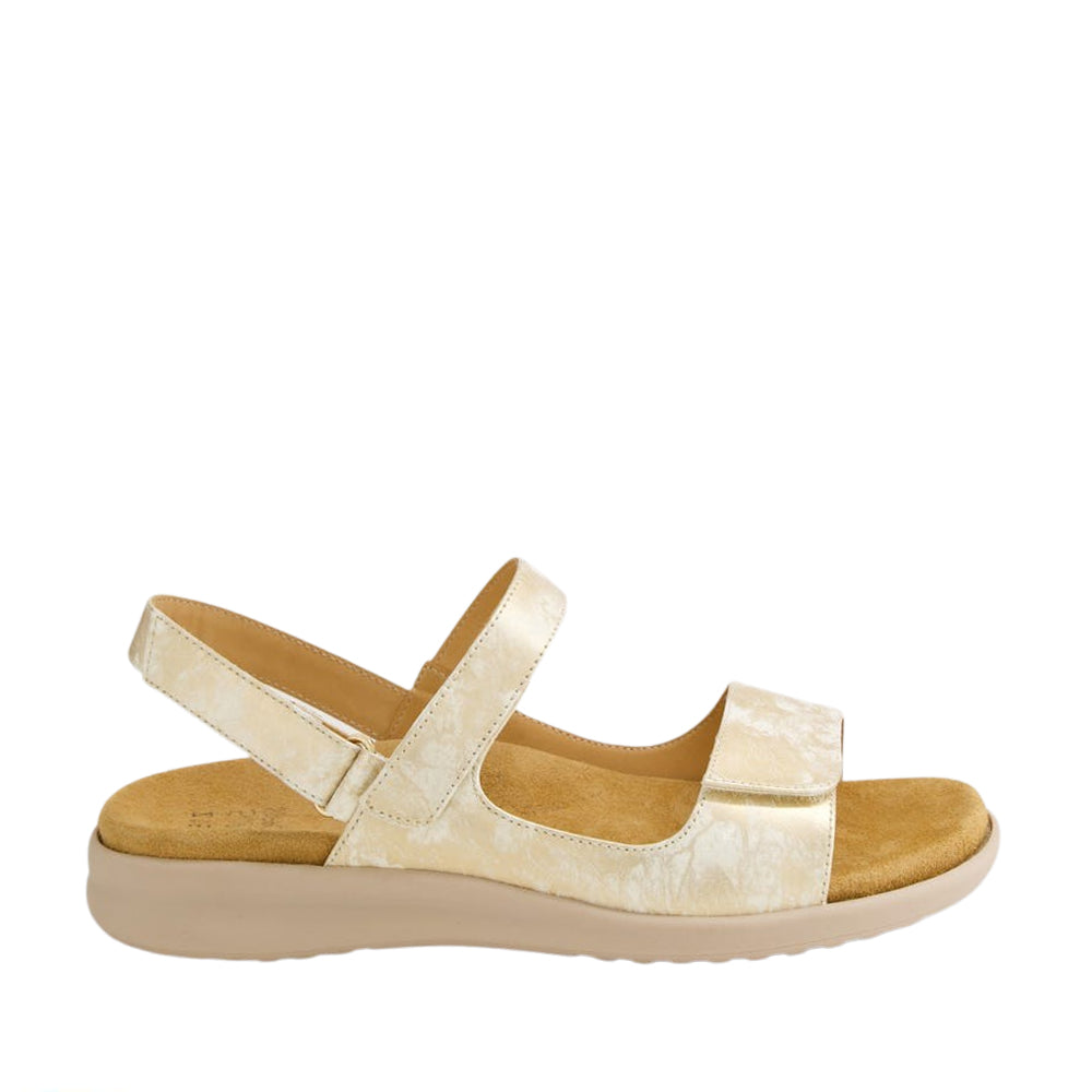 ZIERA BENJI Smudge Metal Almond - Women Sandals - Collective Shoes 