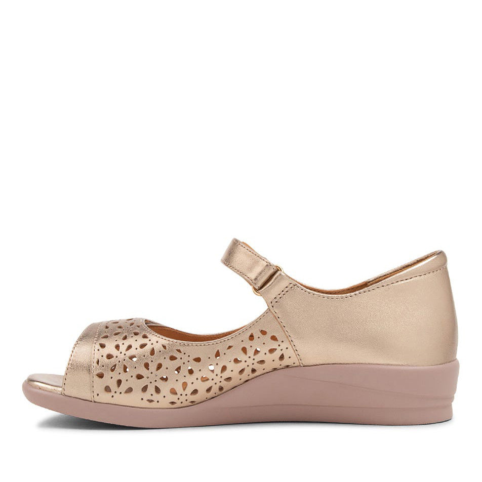 ZIERA DAFFODIL CHAMPAGNE - Women Sandals - Collective Shoes 