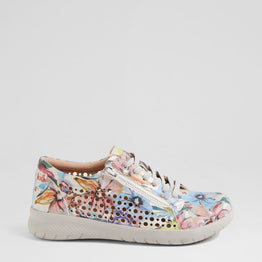 ZIERA SHOVO RED SILVER MULTI - Women sneakers - Collective Shoes 