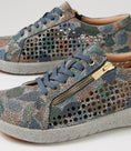 Load image into Gallery viewer, ZIERA SHOVO BLUE LEAF MULTI - Women sneakers - Collective Shoes 
