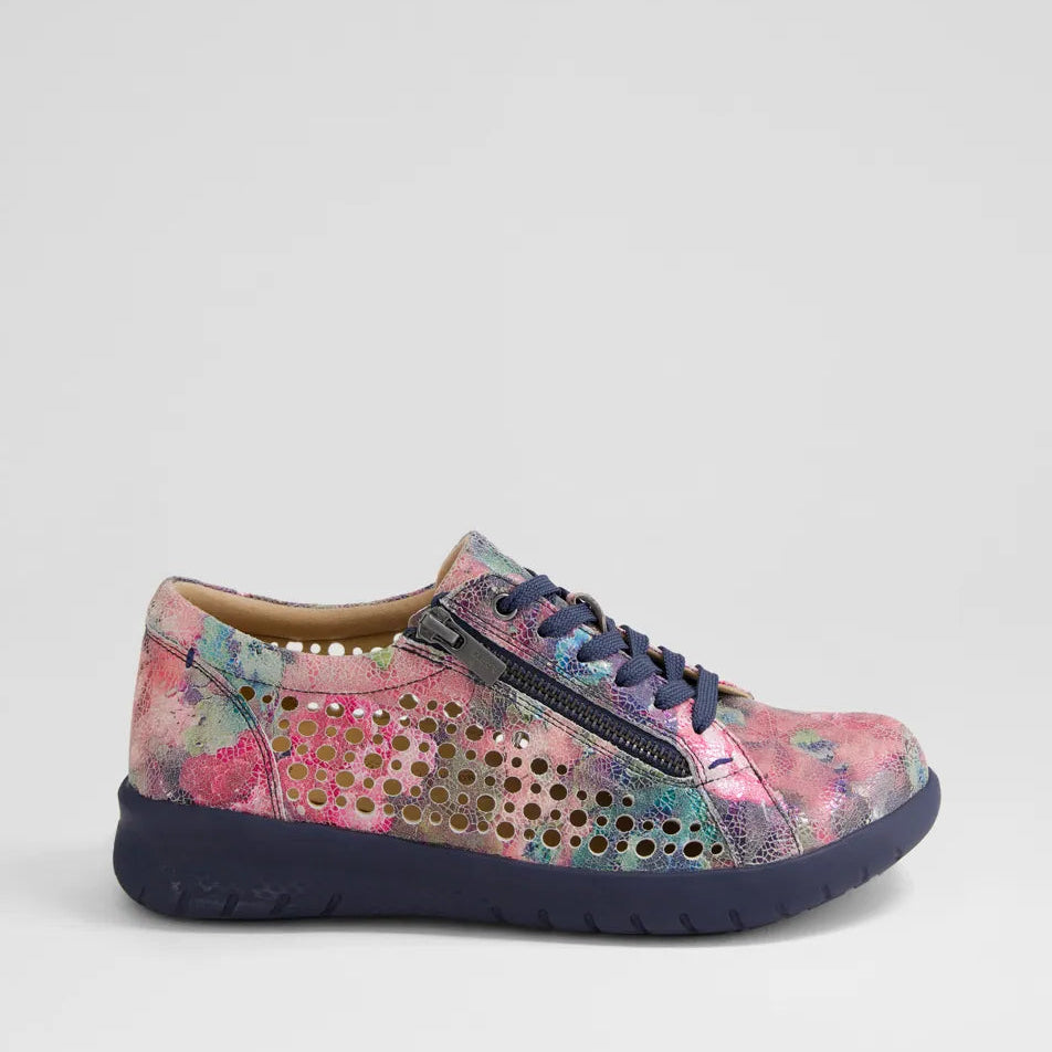 ZIERA SHOVO FUCHSIA FLORAL - Women sneakers - Collective Shoes 