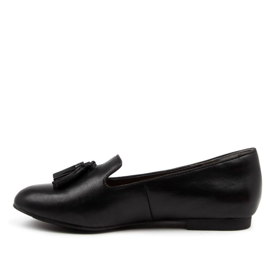 ZIERA CHARTER BLACK - Women Loafers - Collective Shoes 