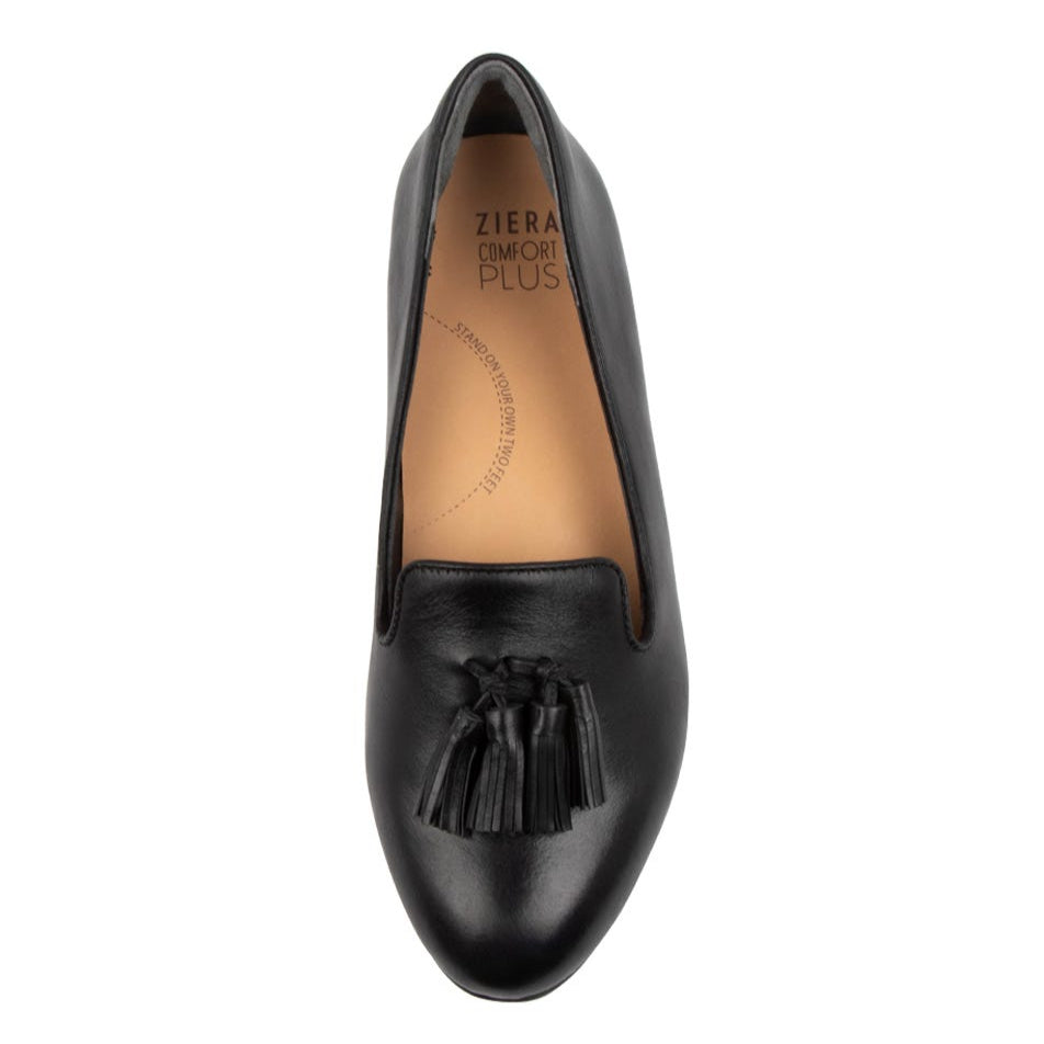 ZIERA CHARTER BLACK - Women Loafers - Collective Shoes 