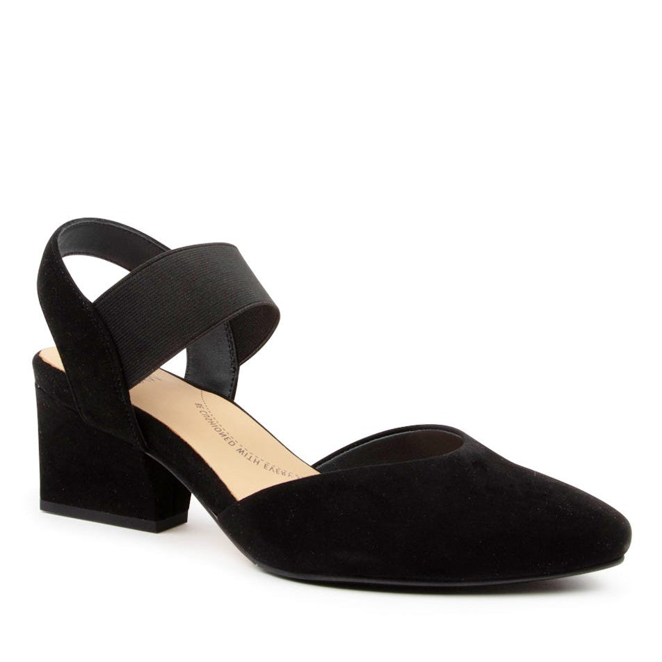 ZIERA VARE BLACK SUEDE - Women Heels - Collective Shoes 