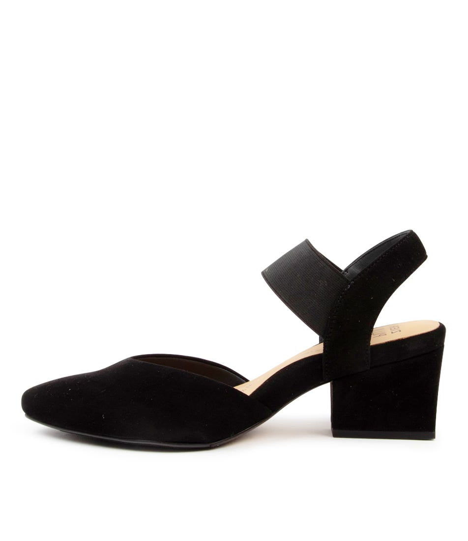 ZIERA VARE BLACK SUEDE - Women Heels - Collective Shoes 
