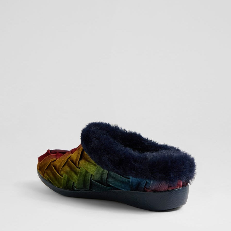 ZIERA FIFI RAINBOW WOVEN - Women slippers - Collective Shoes 
