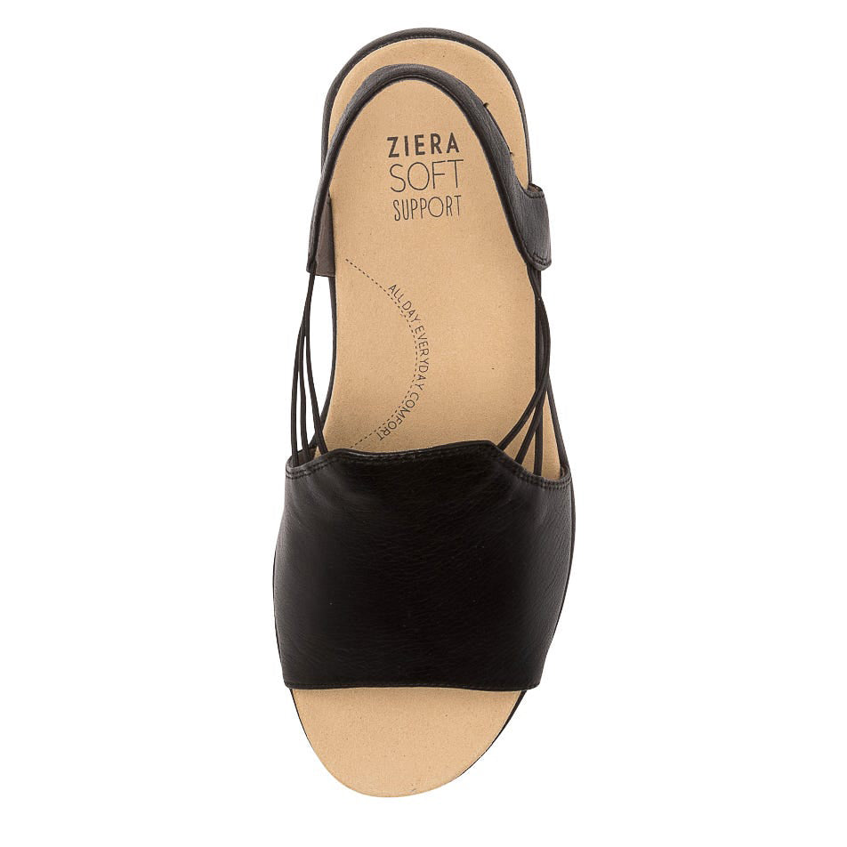 ZIERA UDHAYS BLACK - Women Sandals - Collective Shoes 