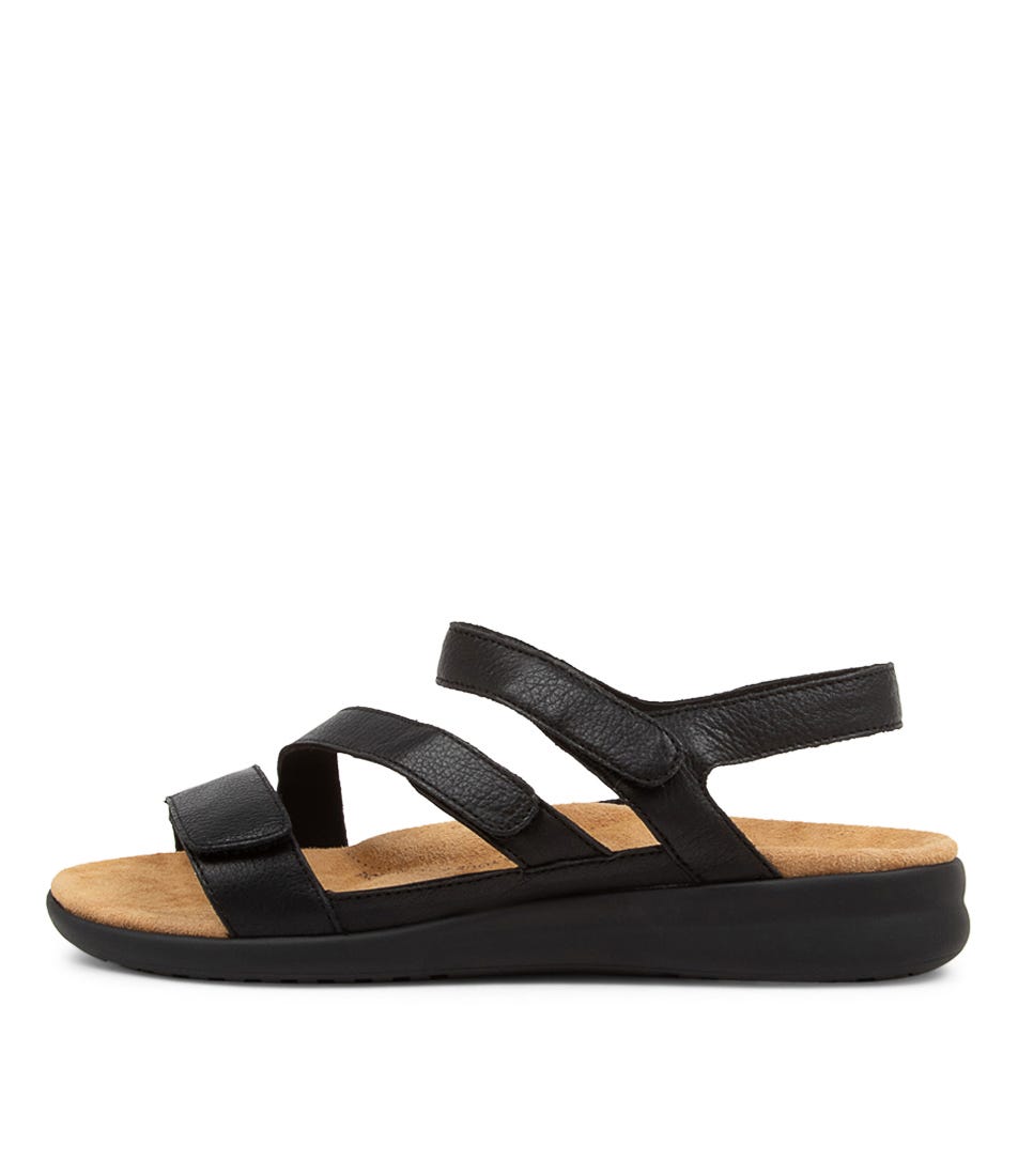 ZIERA BOYDE BLACK BLACK SOLE - Women Sandals - Collective Shoes 