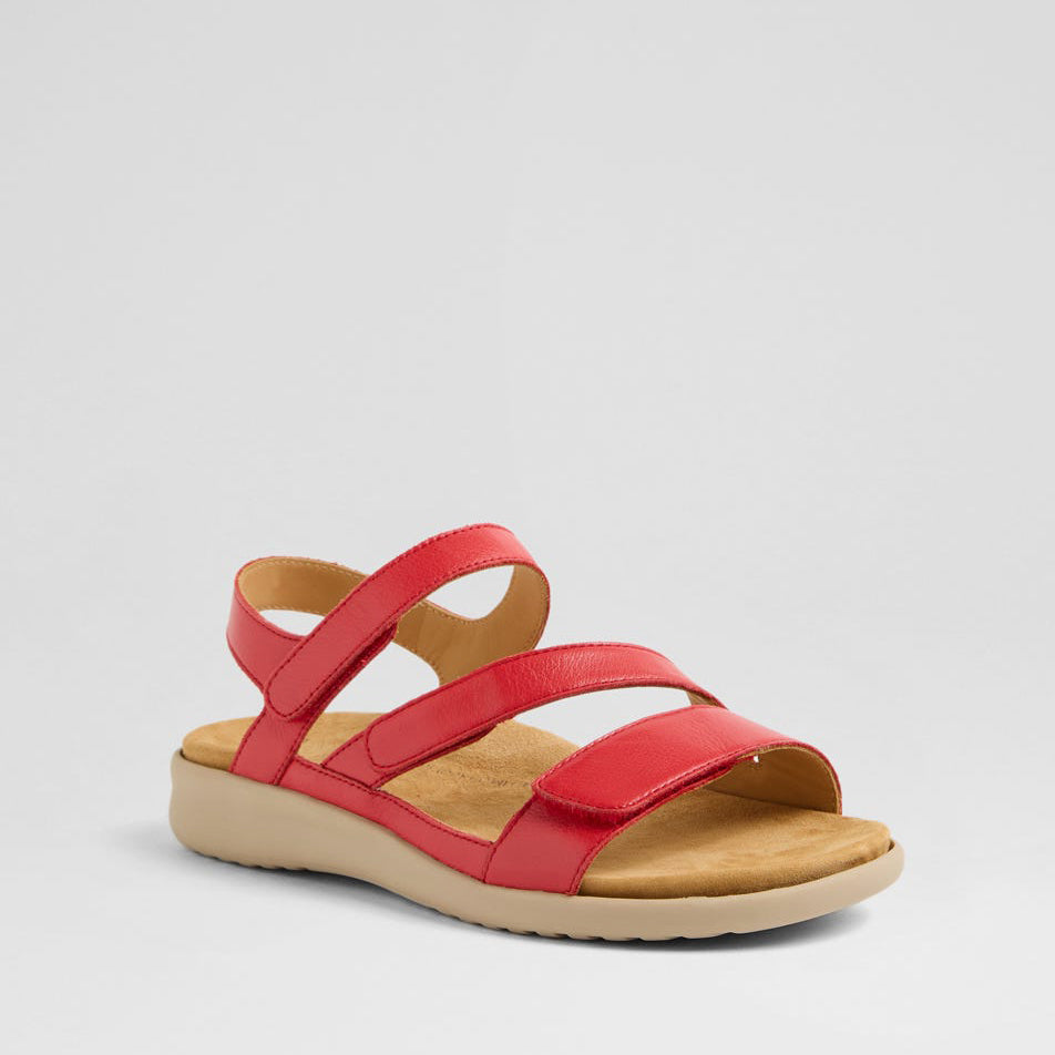 ZIERA BOYDE RED ALMOND - Women Sandals - Collective Shoes 
