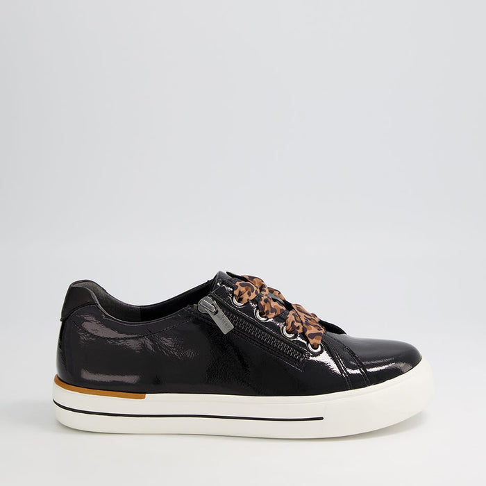 ZIERA AUDRY BLACK PATENT - Women sneakers - Collective Shoes 