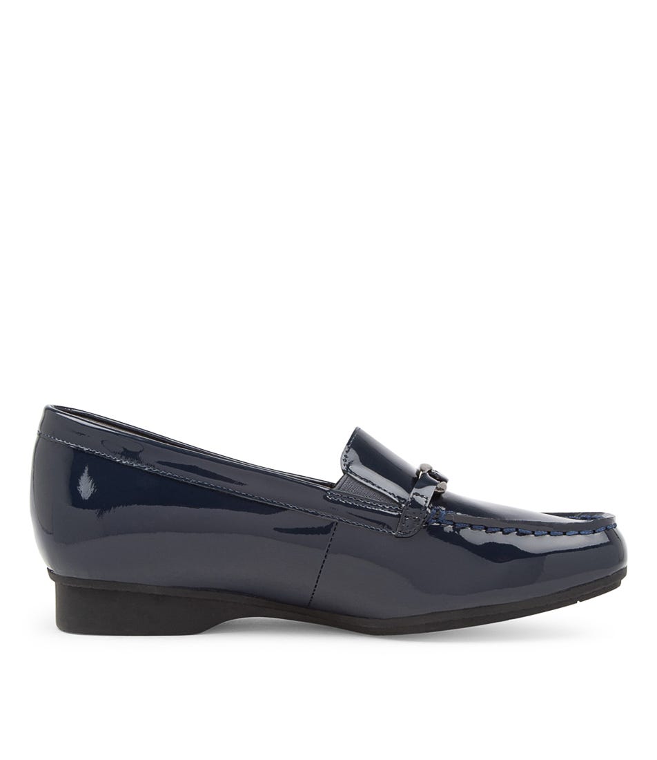ZIERA FENDERS NAVY - Women Loafers - Collective Shoes 