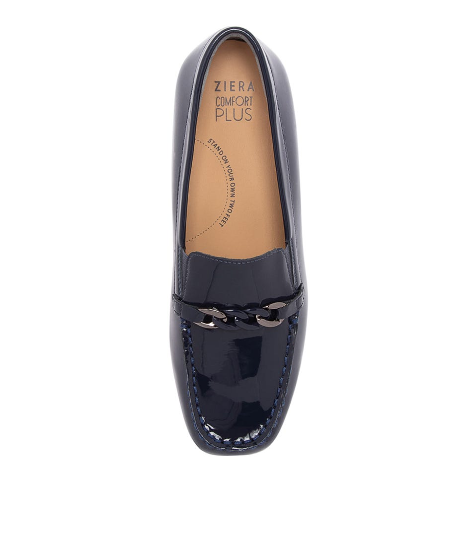 ZIERA FENDERS NAVY - Women Loafers - Collective Shoes 