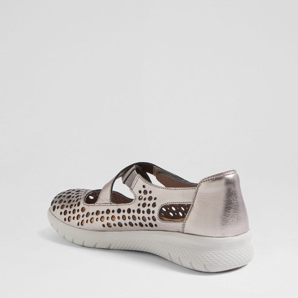 ZIERA SACHET PEWTER - Women Sandals - Collective Shoes 