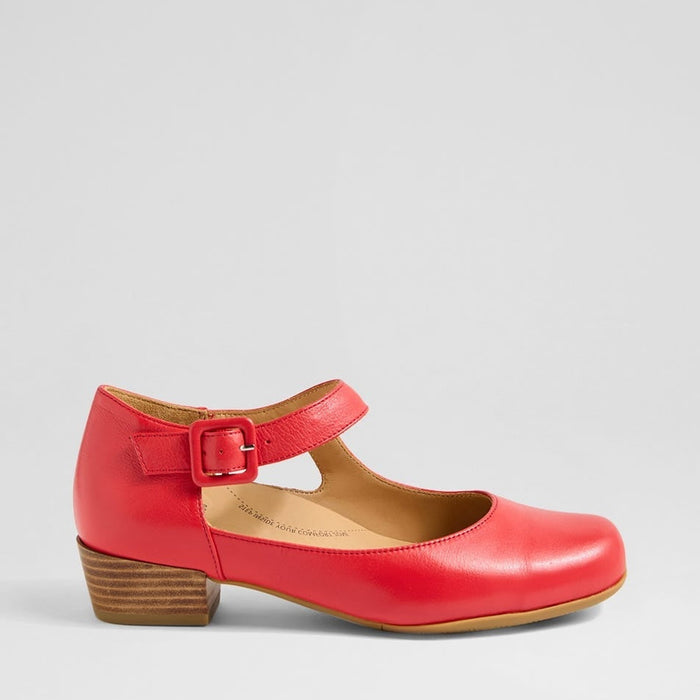 ZIERA QANGO DK RED - Women Heels - Collective Shoes 
