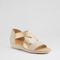 Load image into Gallery viewer, ZIERA UMATO VANILLA PALE GOLD - Women Sandals - Collective Shoes 
