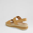 Load image into Gallery viewer, ZIERA GARLIN DK TAN ALMOND - Women Sandals - Collective Shoes 

