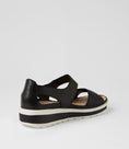 Load image into Gallery viewer, ZIERA GEDD BLACK WHITE - Women Sandals - Collective Shoes 
