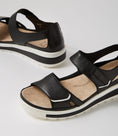 Load image into Gallery viewer, ZIERA GEDD BLACK WHITE - Women Sandals - Collective Shoes 

