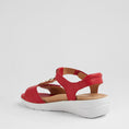 Load image into Gallery viewer, ZIERA NAVVON RED - Women Sandals - Collective Shoes 
