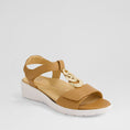 Load image into Gallery viewer, ZIERA NAVVON TAN - Women Sandals - Collective Shoes 
