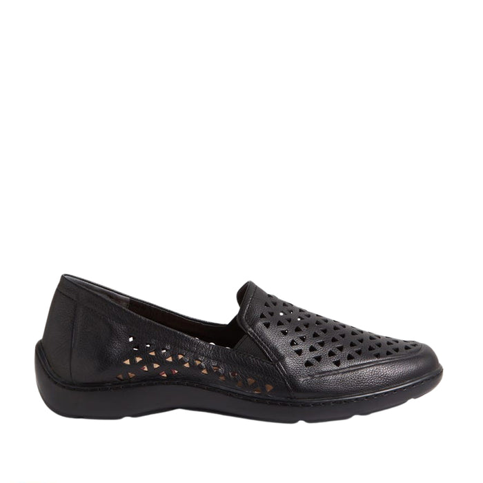 ZIERA WAVADA BLACK - Women Slip On - Collective Shoes 