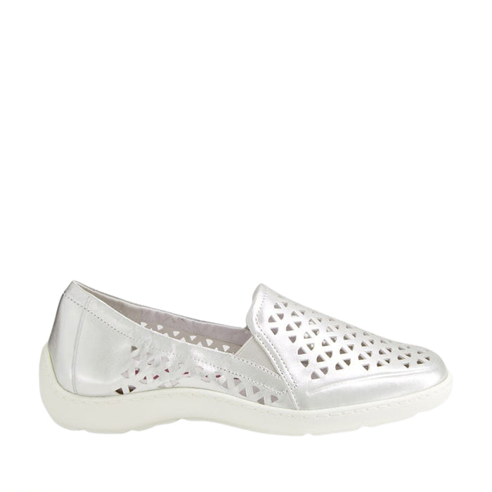 ZIERA WAVADA SILVER WHITE - Women Slip On - Collective Shoes 