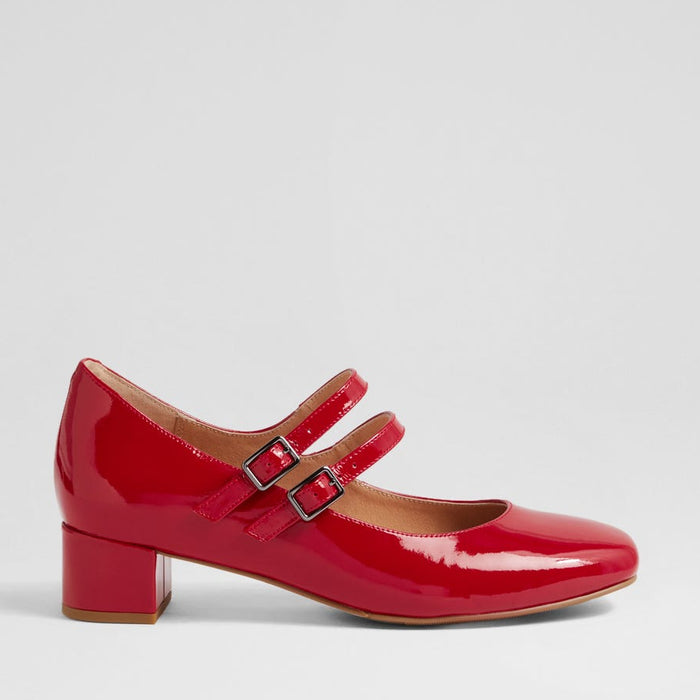 ZIERA KAROLY RED PATENT - Women Sandals - Collective Shoes 