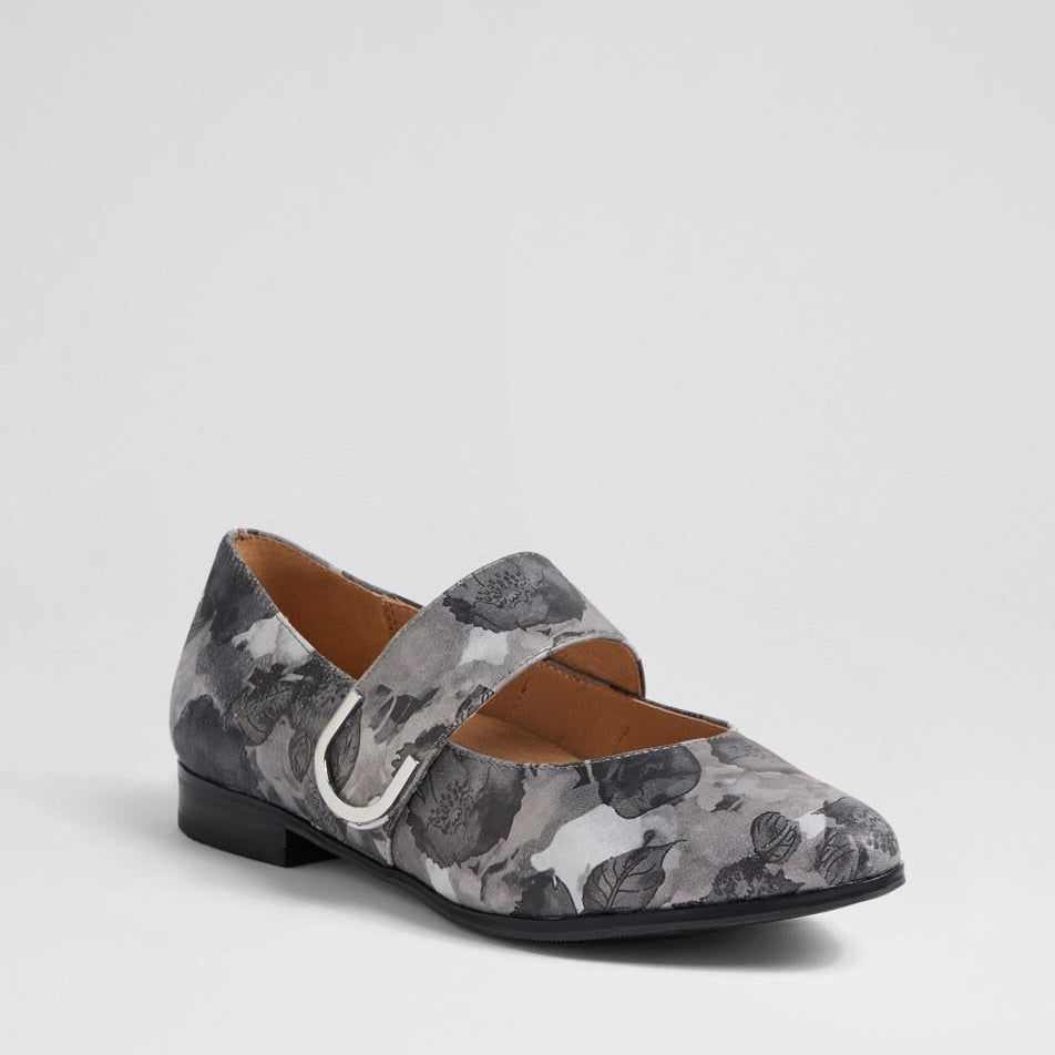 ZIERA OKLA CHARCOAL - Women MARY - Collective Shoes 