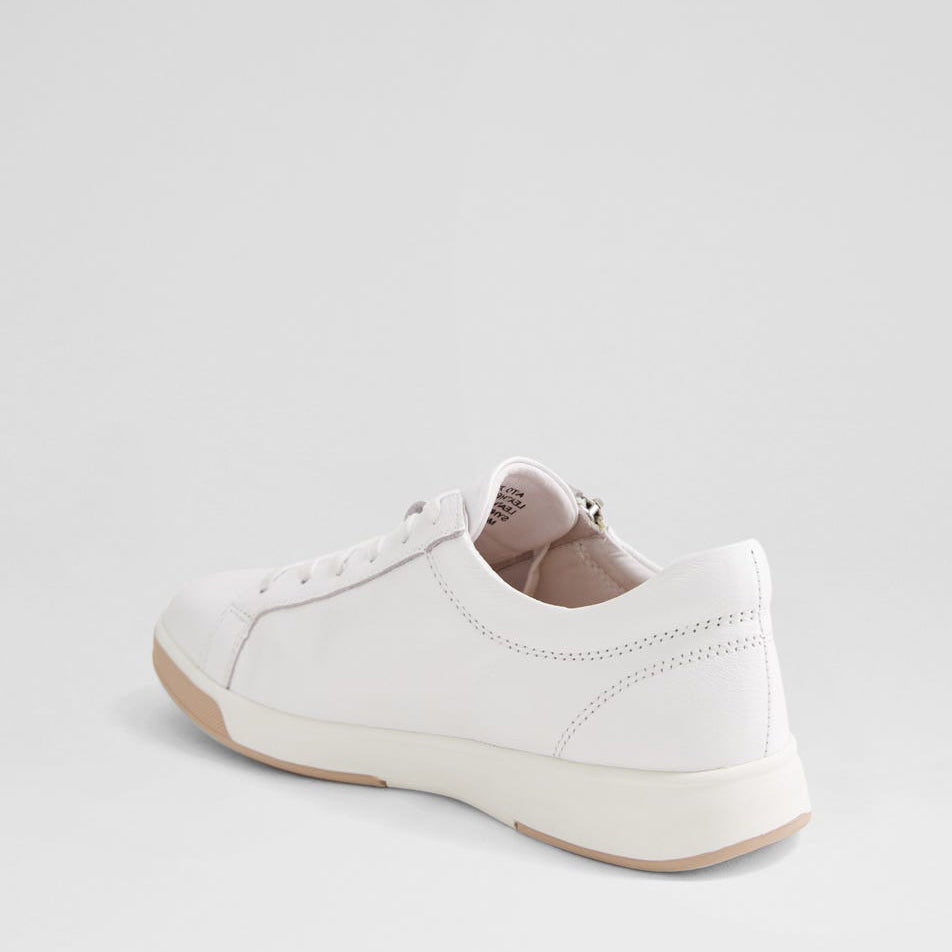 ZIERA AITO WHITE NUDE - Women Sneakers - Collective Shoes 