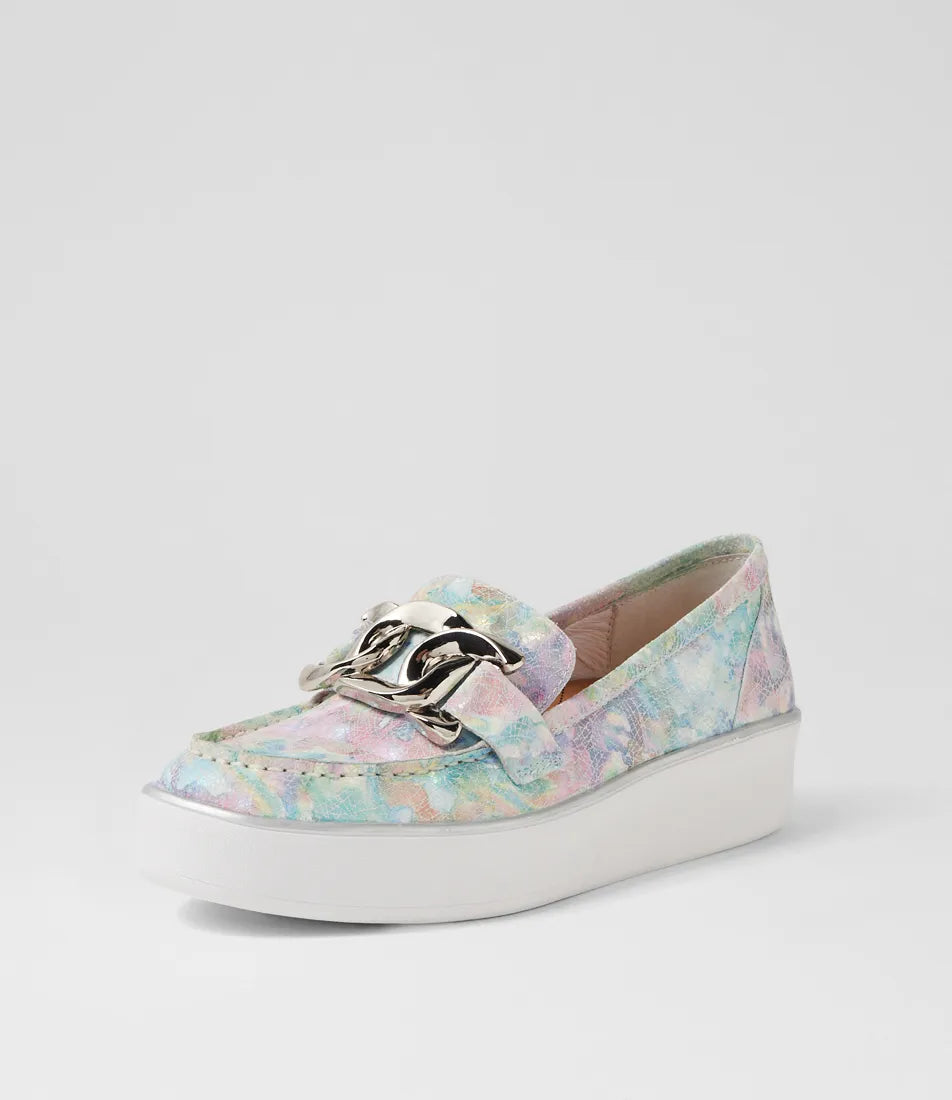 ZIERA ZURINA PASTEL METAL - Women Loafers - Collective Shoes 