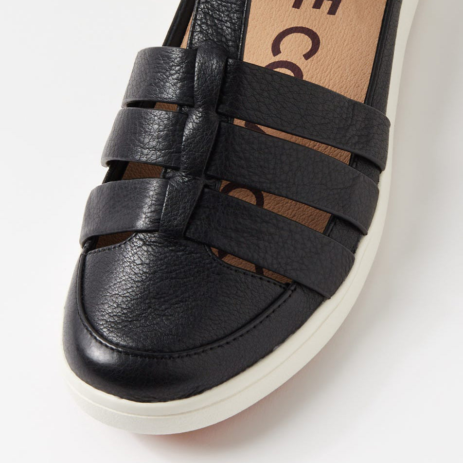 ZIERA DIANEY BLACK WHITE - Women Sandals - Collective Shoes 