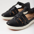 Load image into Gallery viewer, ZIERA DIANEY BLACK WHITE - Women Sandals - Collective Shoes 
