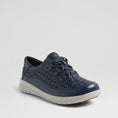 Load image into Gallery viewer, ZIERA SARMI NAVY - Women Sneakers - Collective Shoes 
