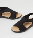 Load image into Gallery viewer, ZIERA ULLAHS BLACK - Women Sandals - Collective Shoes 
