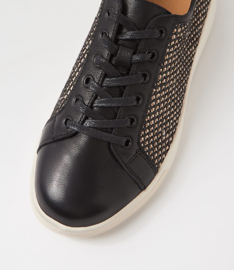 ZIERA ACKLA BLACK BEIGE - Women Sneakers - Collective Shoes 
