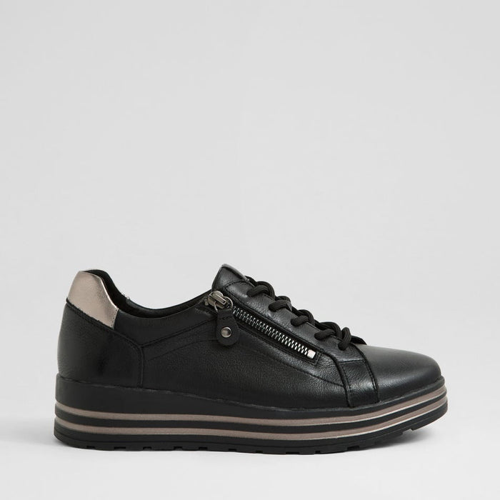 ZIERA VAMRA BLACK PEWTER - Women Sneakers - Collective Shoes 