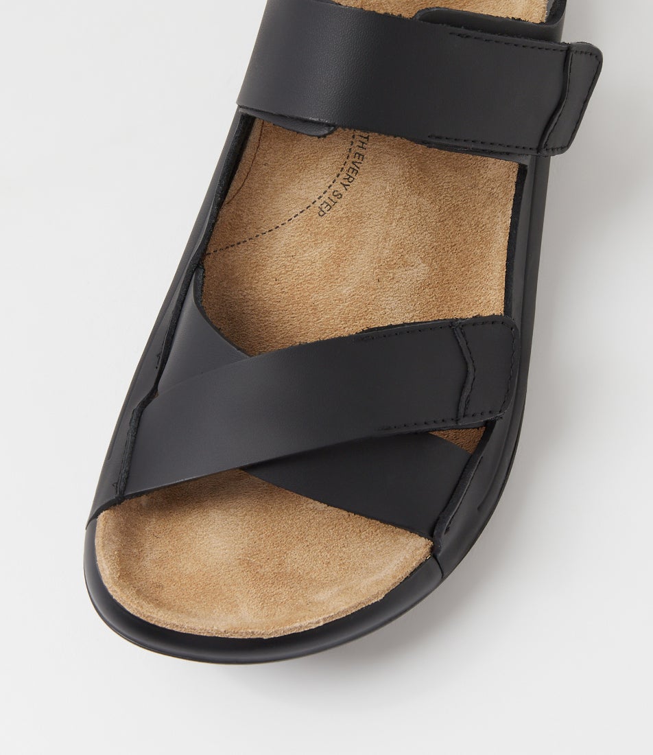 ZIERA YELLOH BLACK - Women Sandals - Collective Shoes 