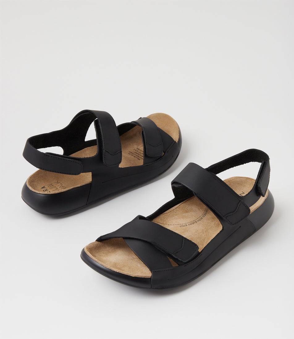 ZIERA YELLOH BLACK - Women Sandals - Collective Shoes 