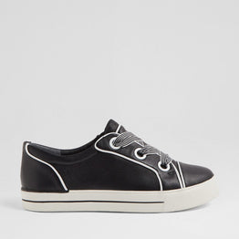 ZIERA ASCOTT BLACK WHITE - Women Sneakers - Collective Shoes 