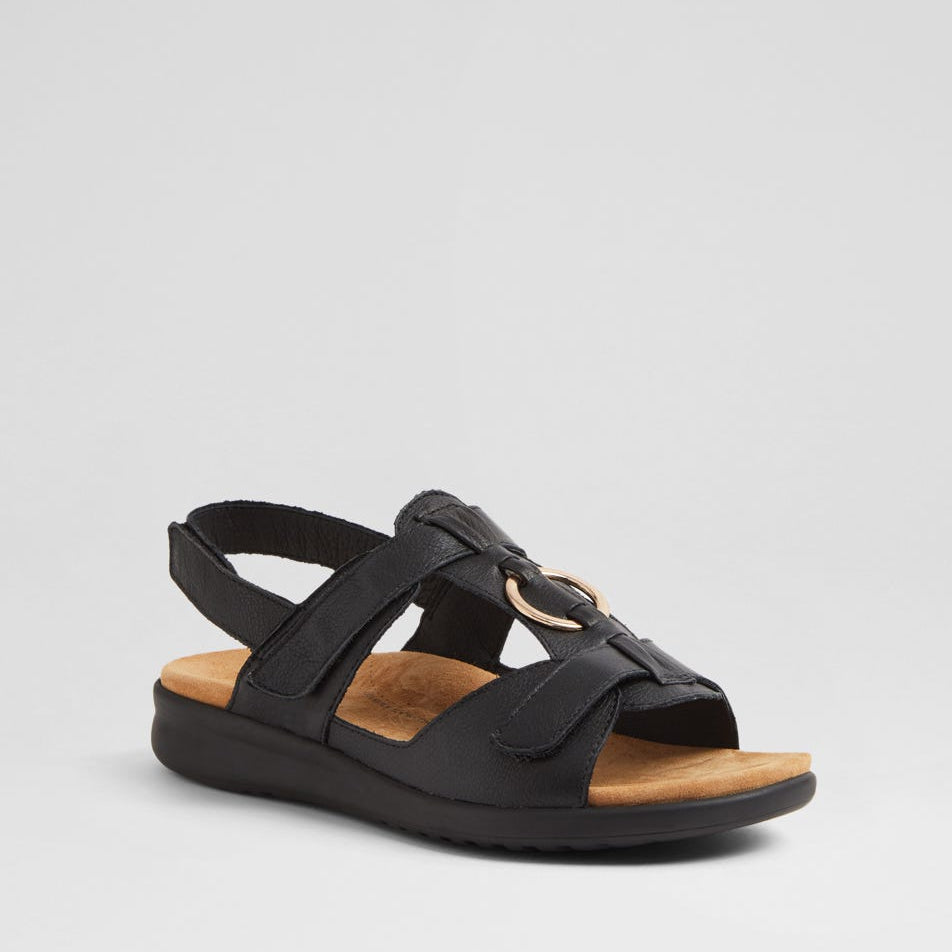 ZIERA BRISA BLACK - Women Sandals - Collective Shoes 